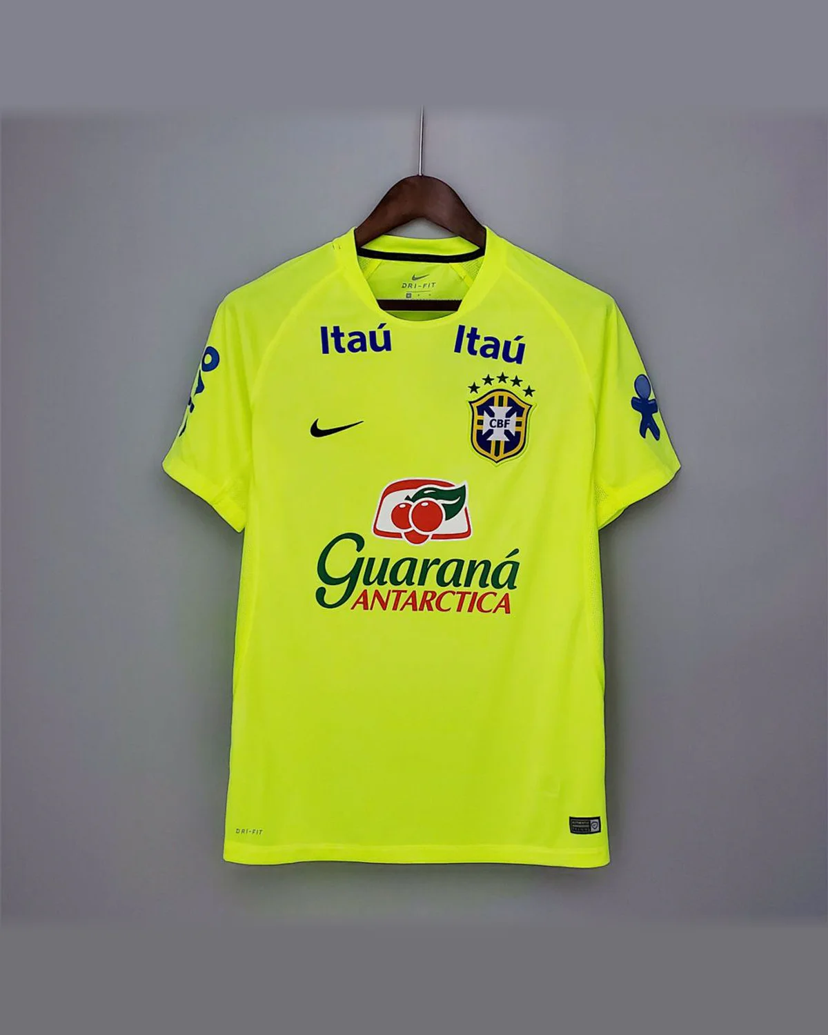 Brazil Brazil training suit fluorescent green football jersey