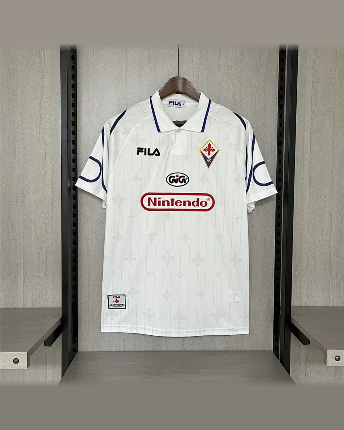 Fiorentina Retro 1997/98 Fiorentina Away football jersey