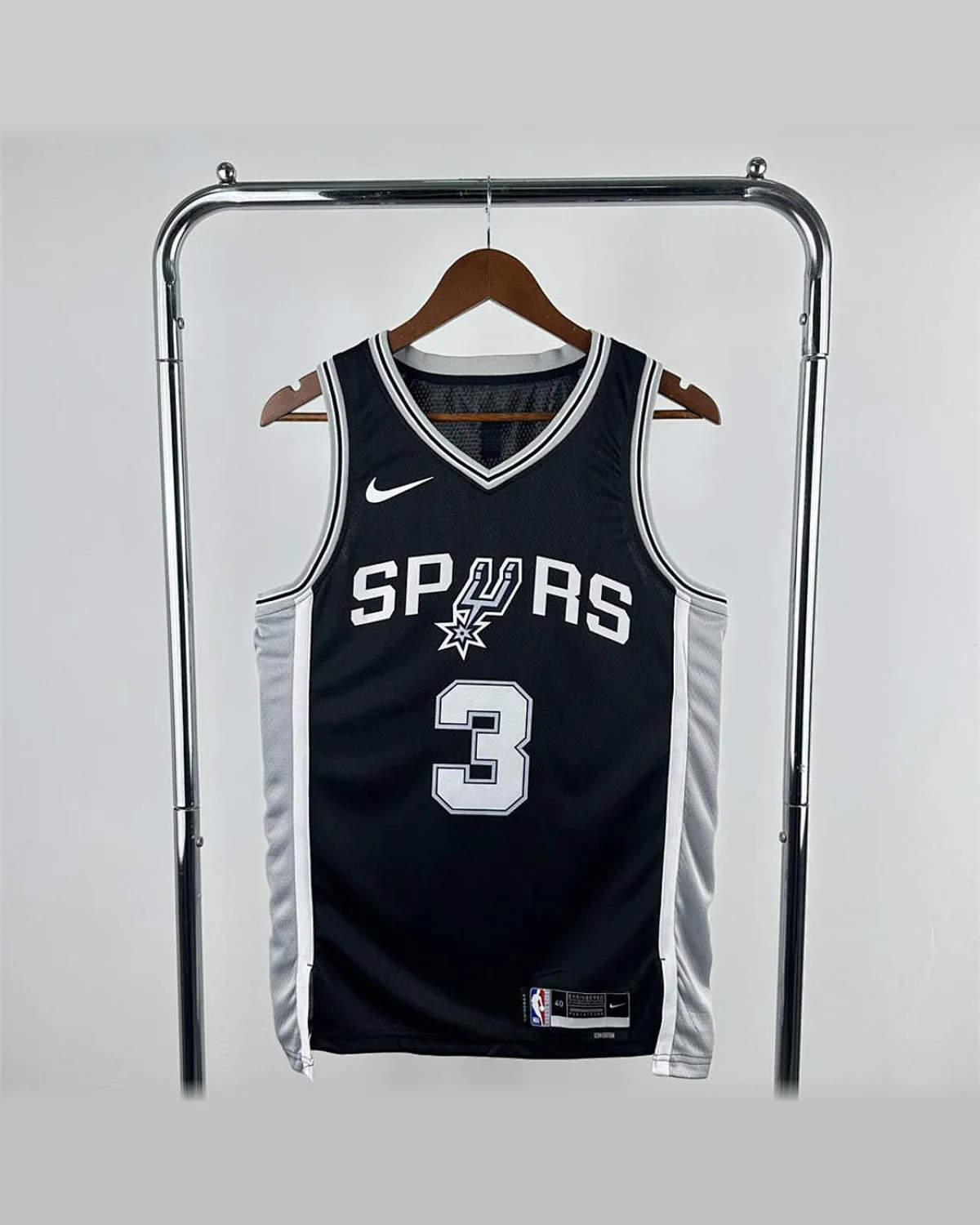 Tottenham Hotspur Tottenham Hotspur San Antonio Spurs PAUL#3 2022/23 Black Icon Edition Swingman Jersey - Player Version football jersey