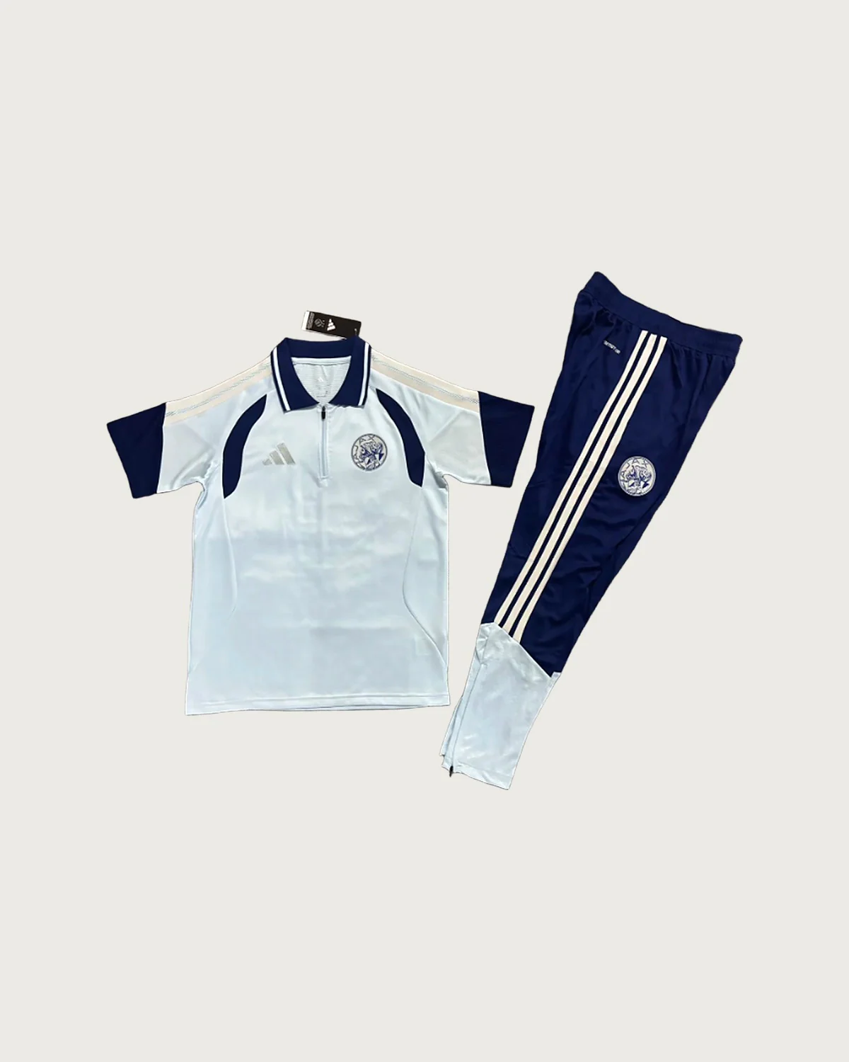 Ajax Amsterdam Ajax Sky Blue Polo Set with Training Pants football jersey