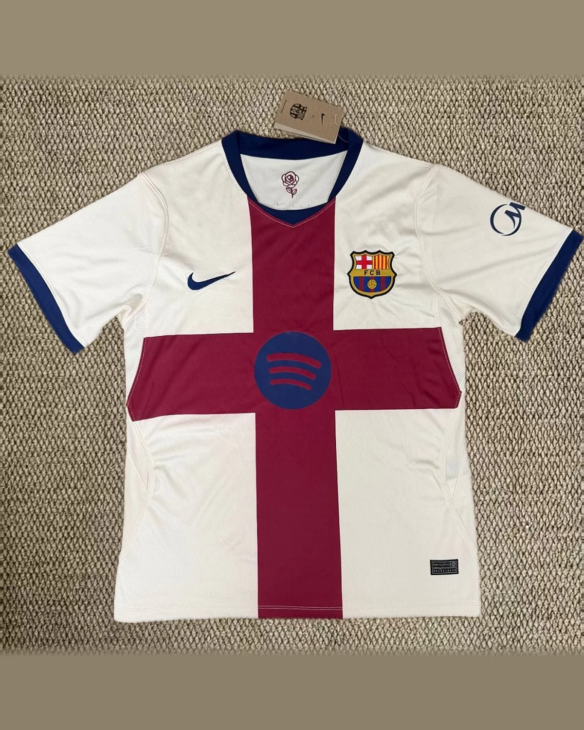 FC Barcelona Barcelona Three Guests football jersey