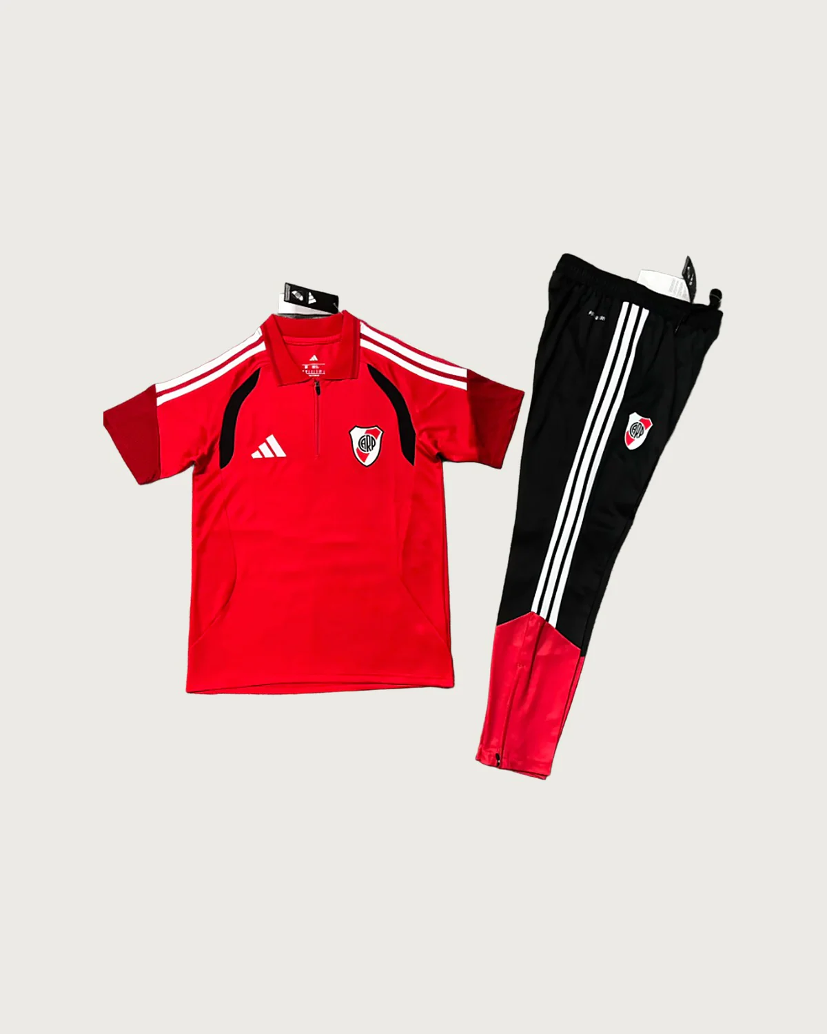 River Plate River Plate Red Polo Set with Training Pants football jersey
