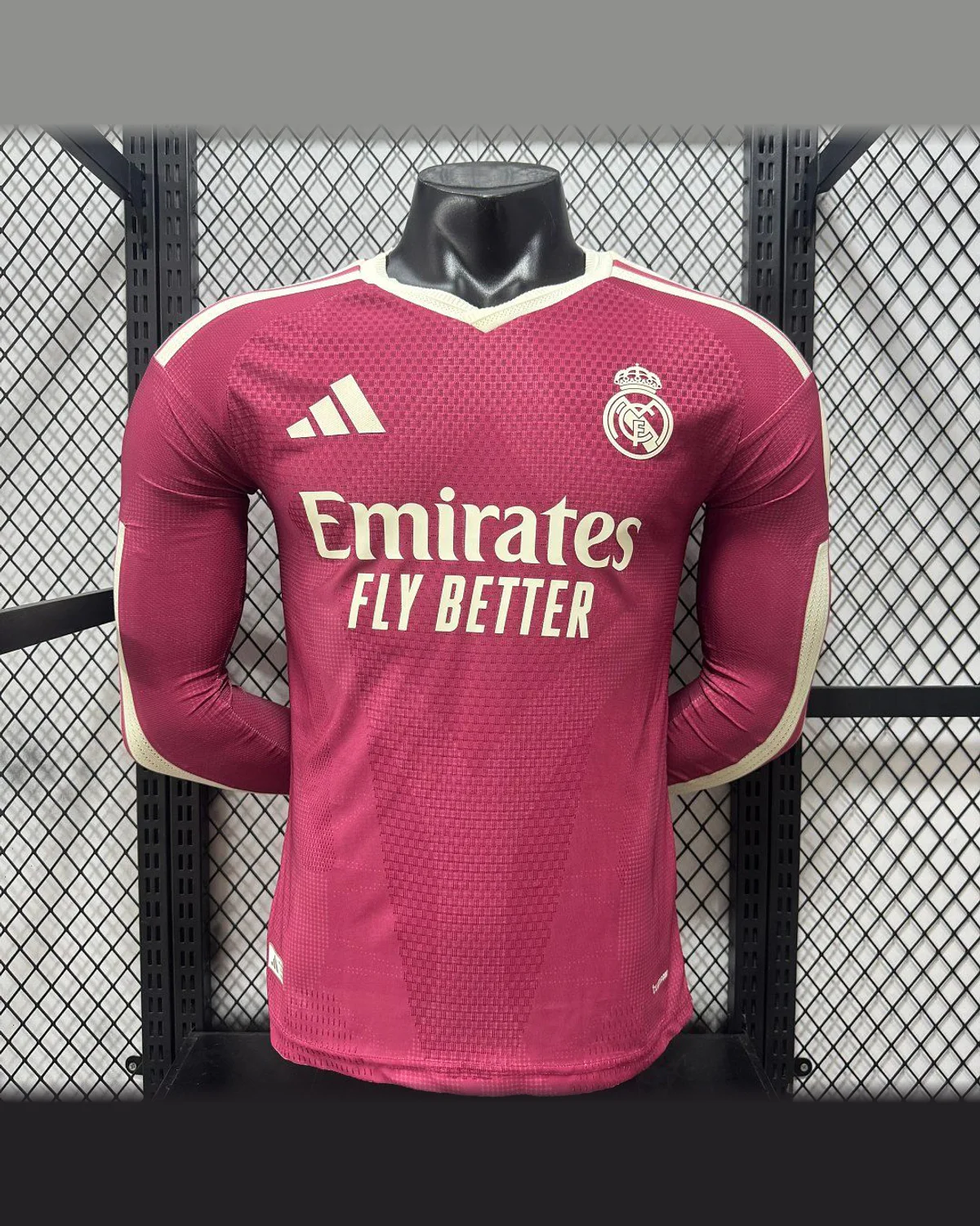 Real Madrid 2026/27 Real Madrid Away Long-Sleeve Shirt - Player Version football jersey