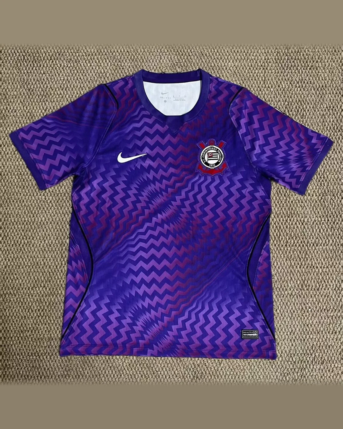 Corinthians Corinthians Purple Goalkeeper Jersey football jersey