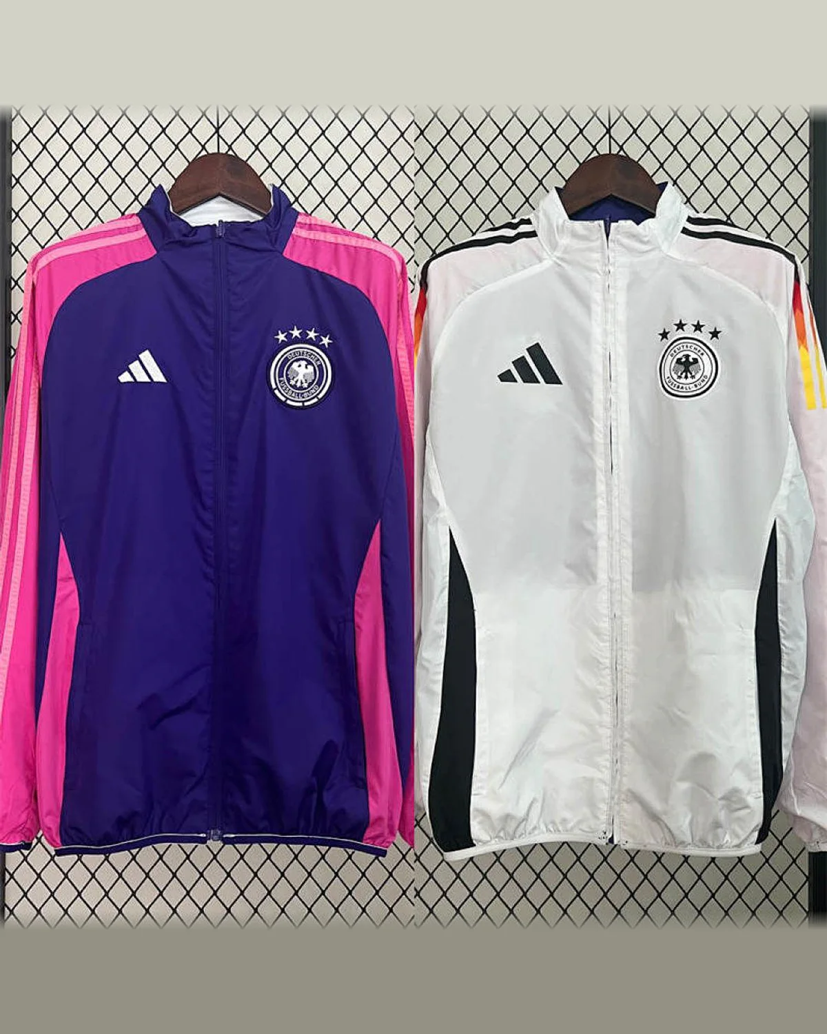 Germany 2024 Germany Trench Coat Reversible football jersey