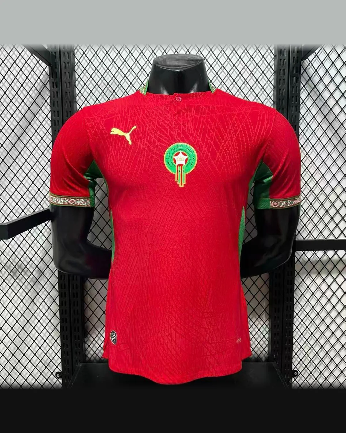 Morocco 26 Morocco Home - Player Version football jersey