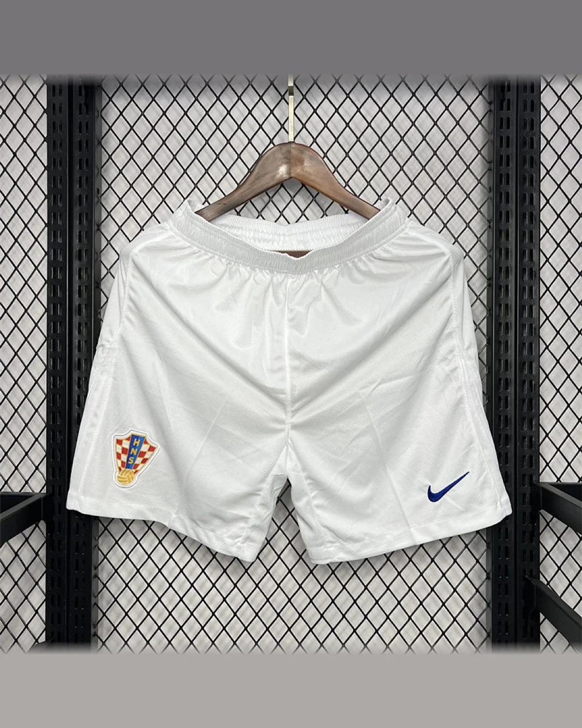 Croatia Croatia 2024/25 Euro Home Shorts football jersey