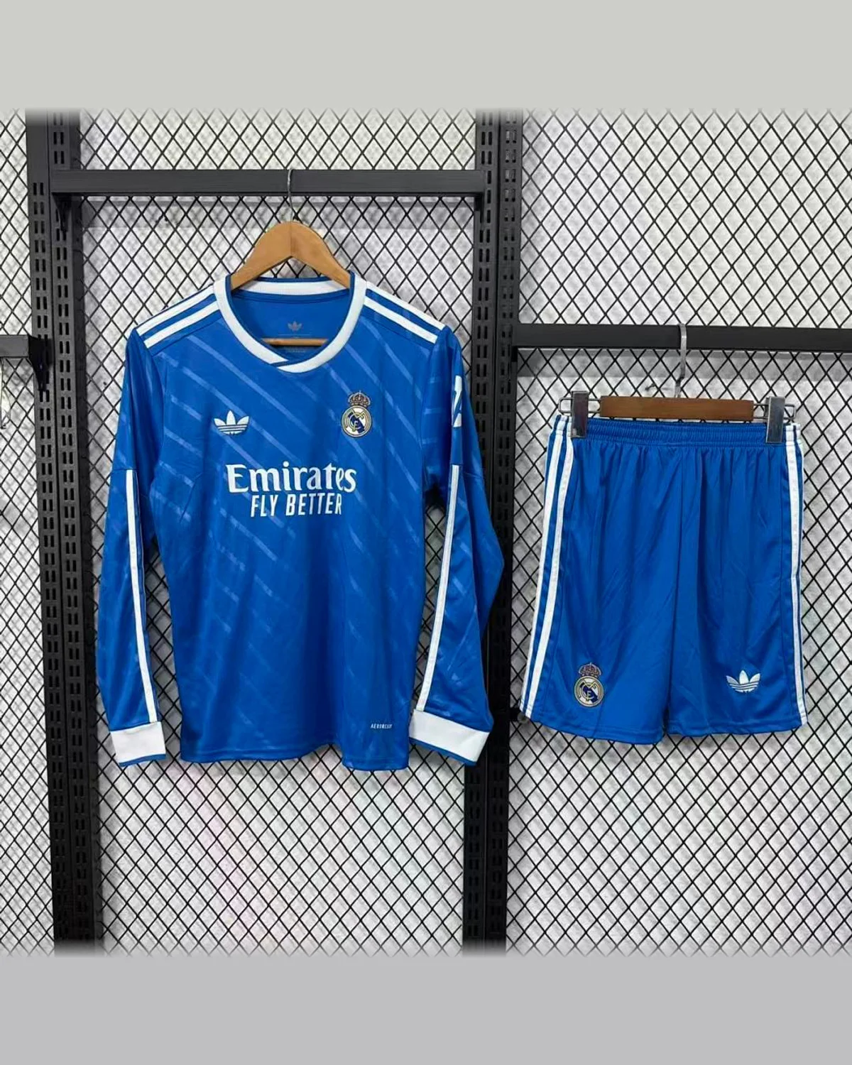 Real Madrid 2025/26 Real Madrid Away Long Sleeve football jersey