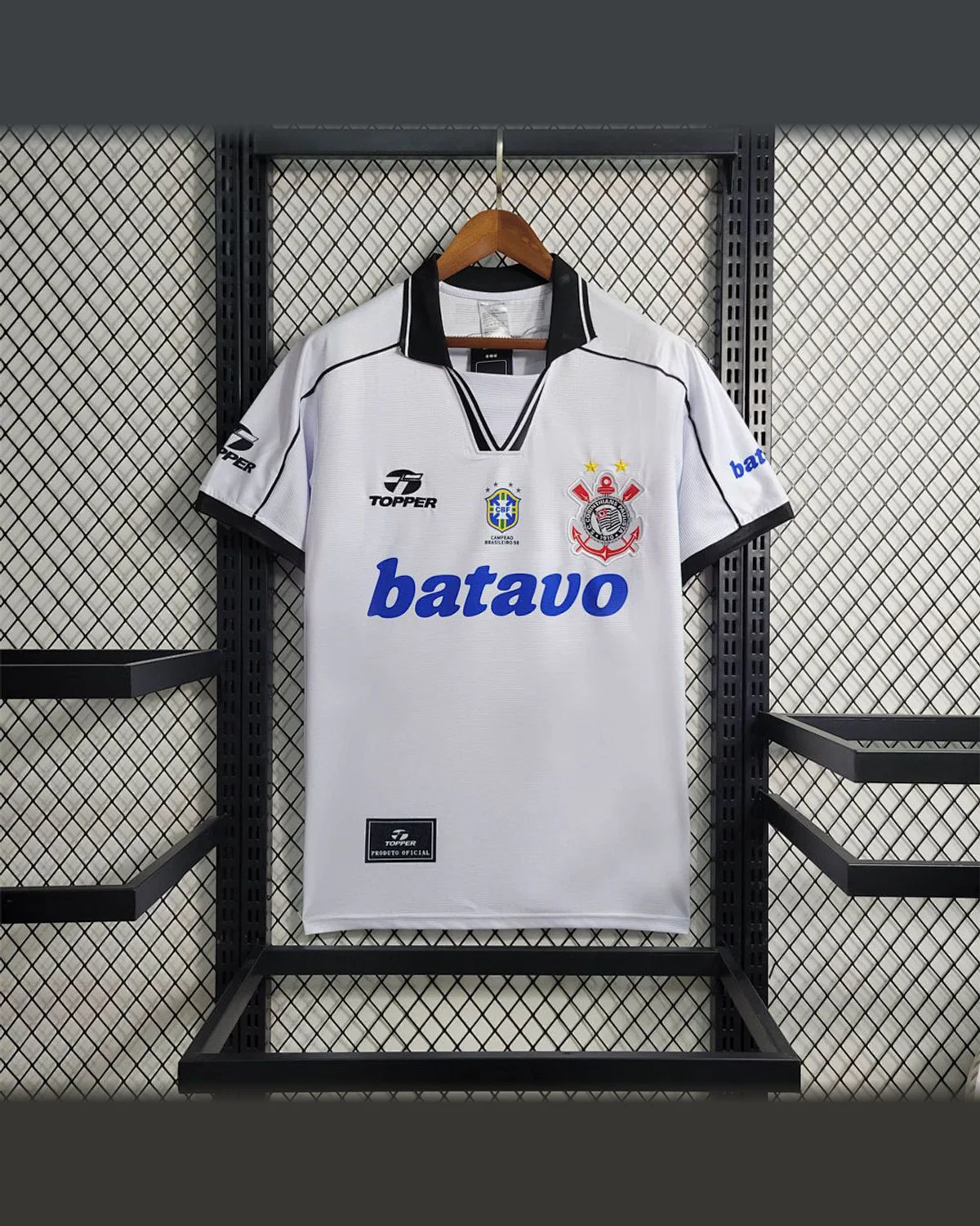 Corinthians Retro Version 1999 Corinthians Home football jersey