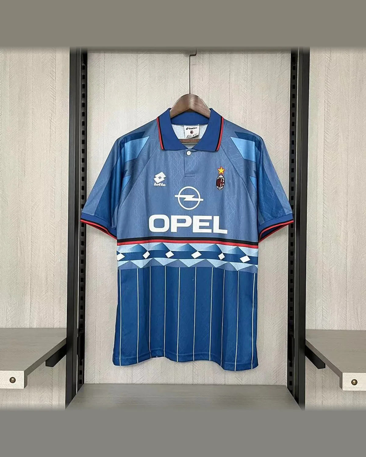 AC Milan Retro 95/96 AC Milan Third Away football jersey