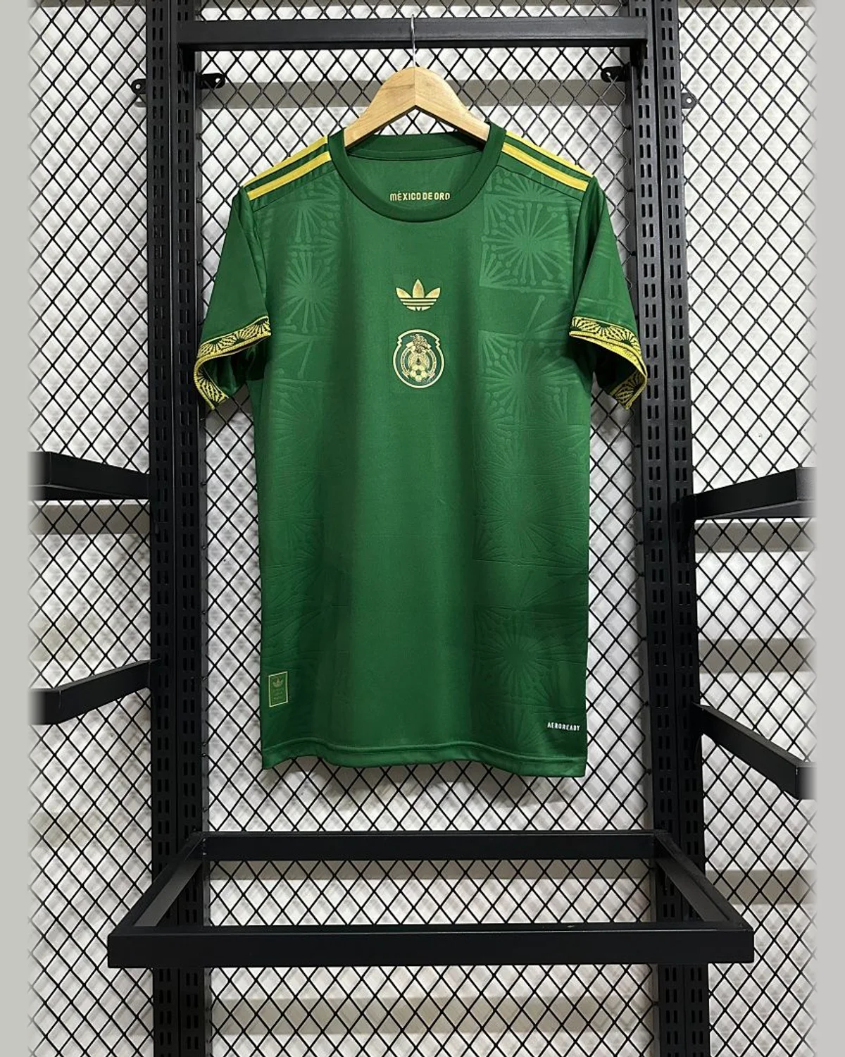Mexico 2025/26 Mexico Gold Cup Green football jersey