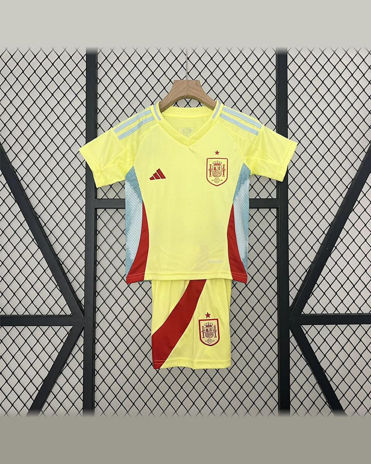 Spain 2024/25 Spain Euro Away Kids Kit football jersey