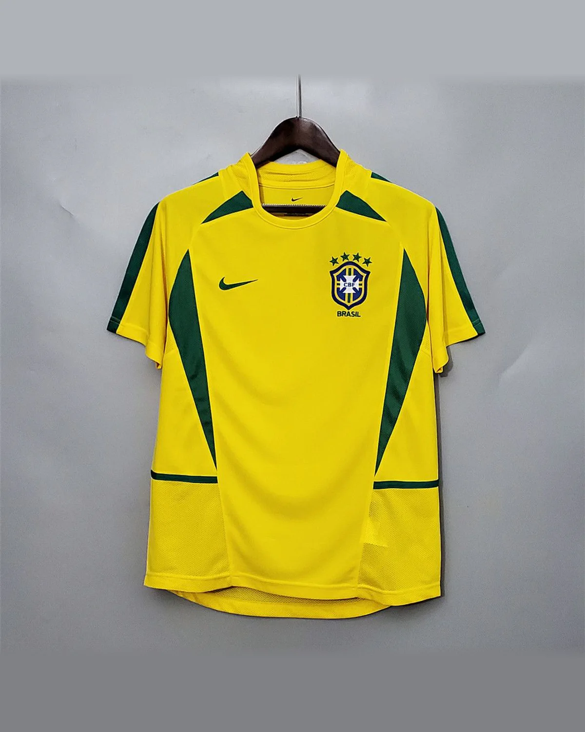 Brazil Retro 2002 Brazil Home football jersey