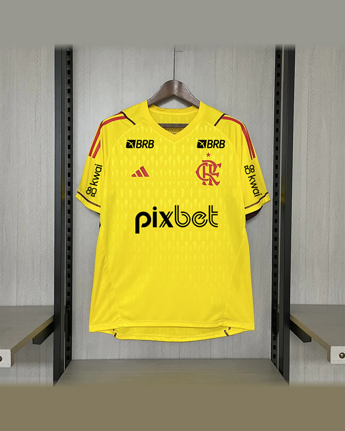 Flamengo 2024/25 Flamengo Limited Edition Goalkeeper Yellow All Sponsors football jersey