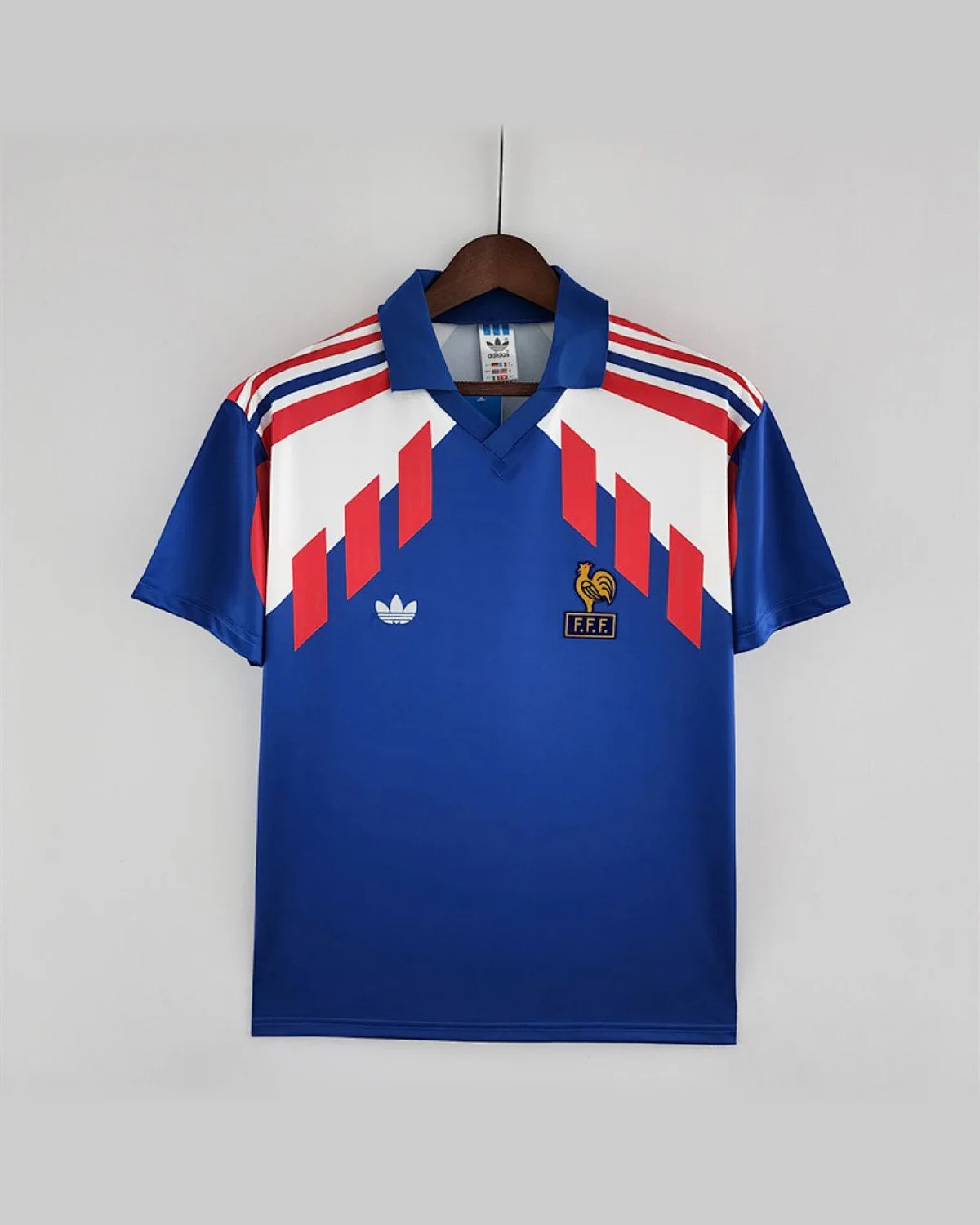 France Retro 88/90 France Home football jersey