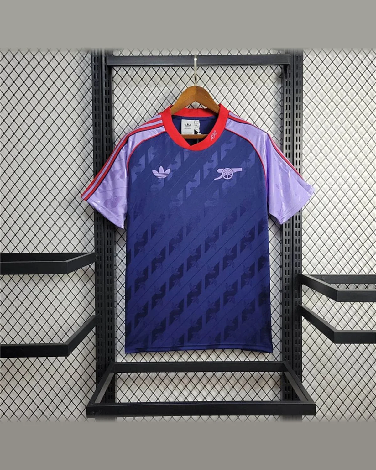 Arsenal 2024/25 Retro Arsenal Royal Blue football jersey