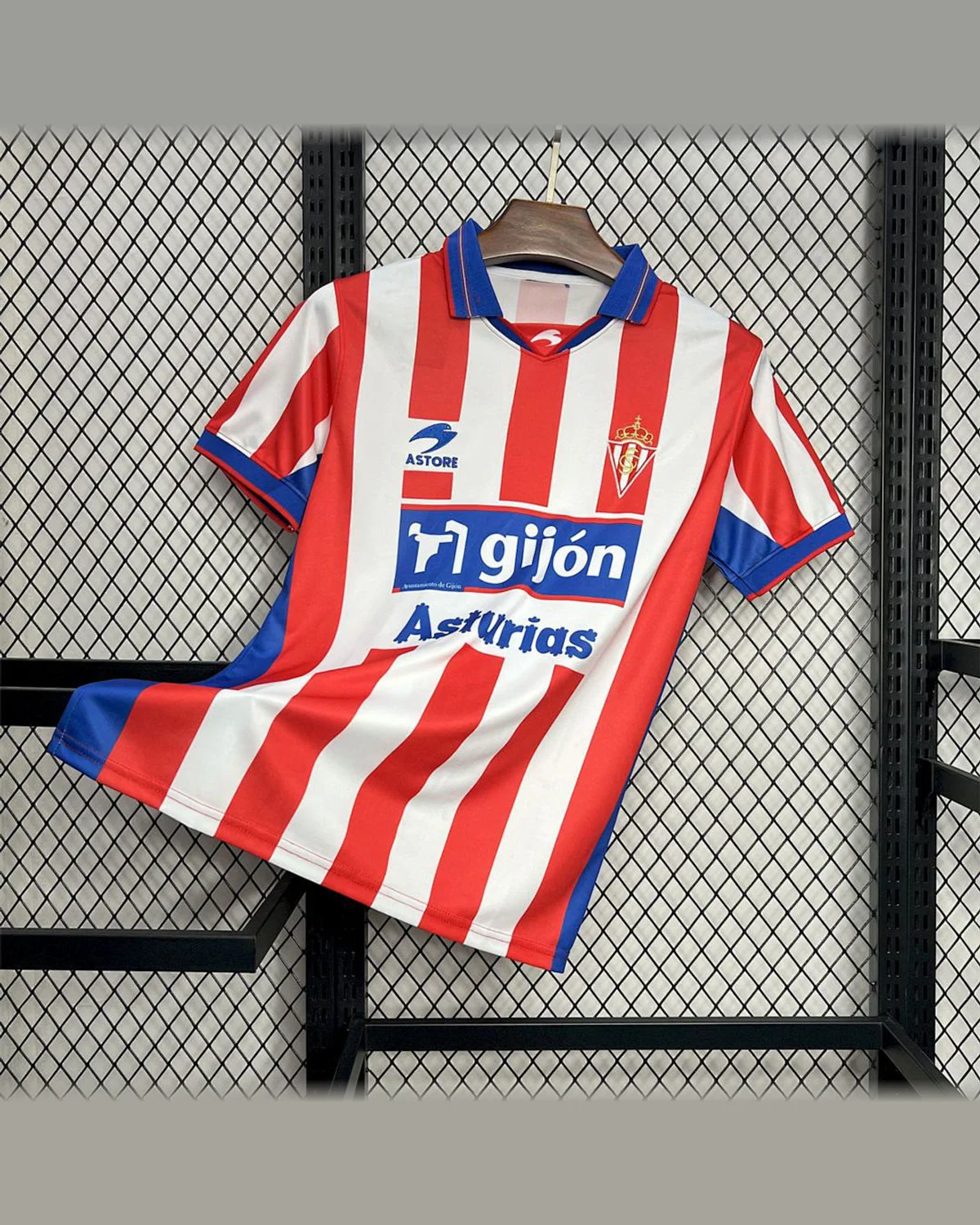 Sporting CP Retro 01/02 Sporting De Gijon Home Jersey football jersey