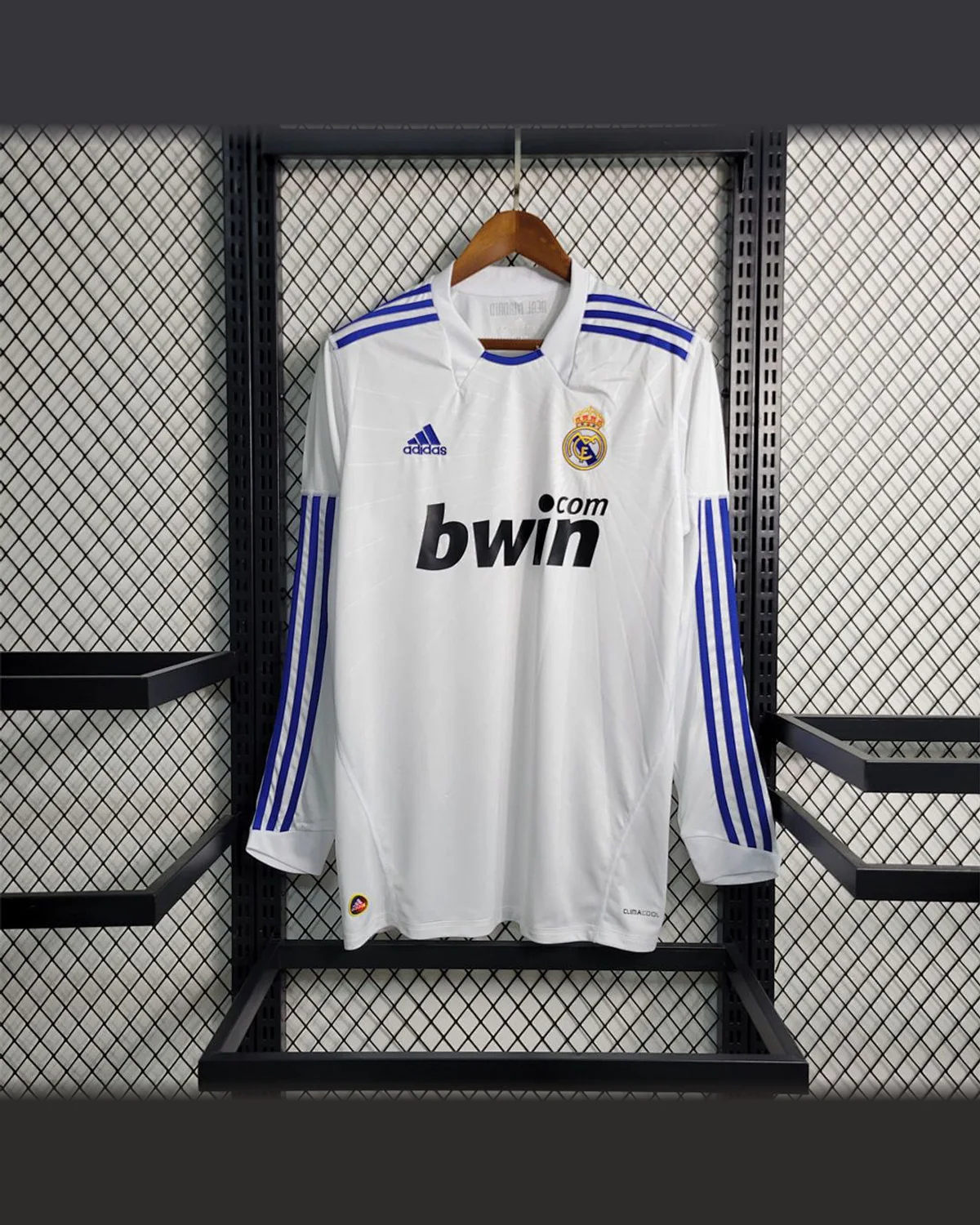 Real Madrid Retro 10/11 Real Madrid Long Sleeve Home football jersey