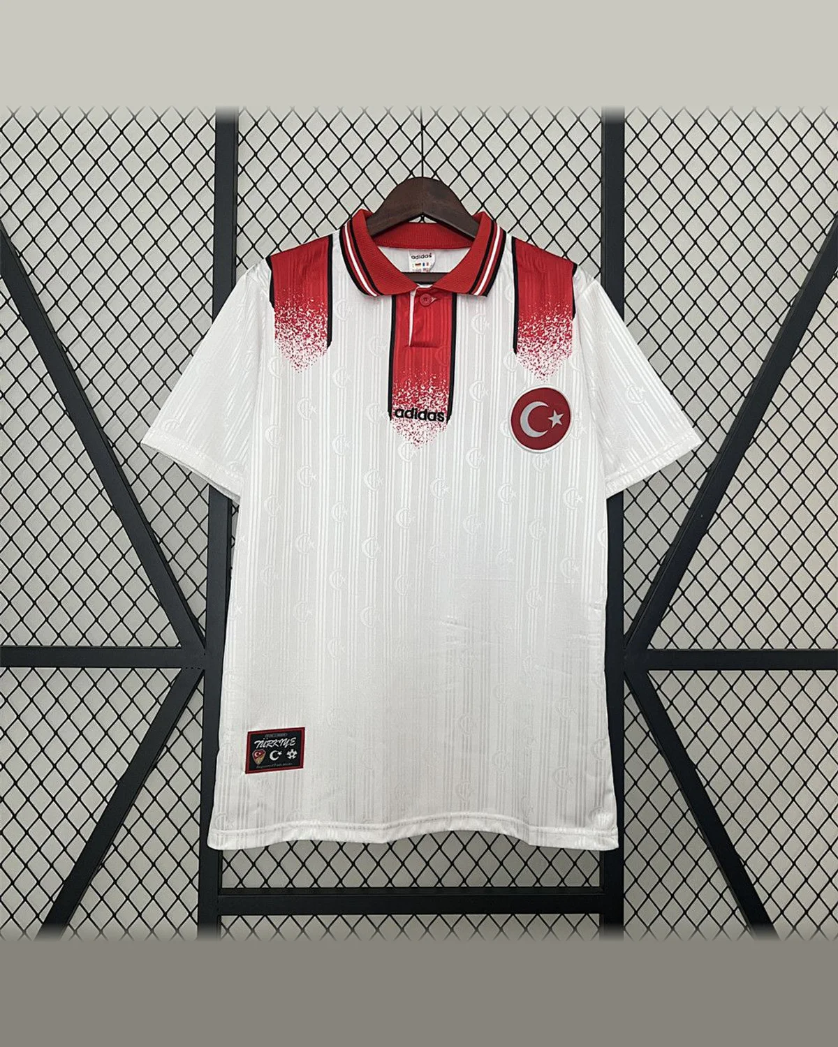 Türkiye Retro Türkiye 1996 Away football jersey