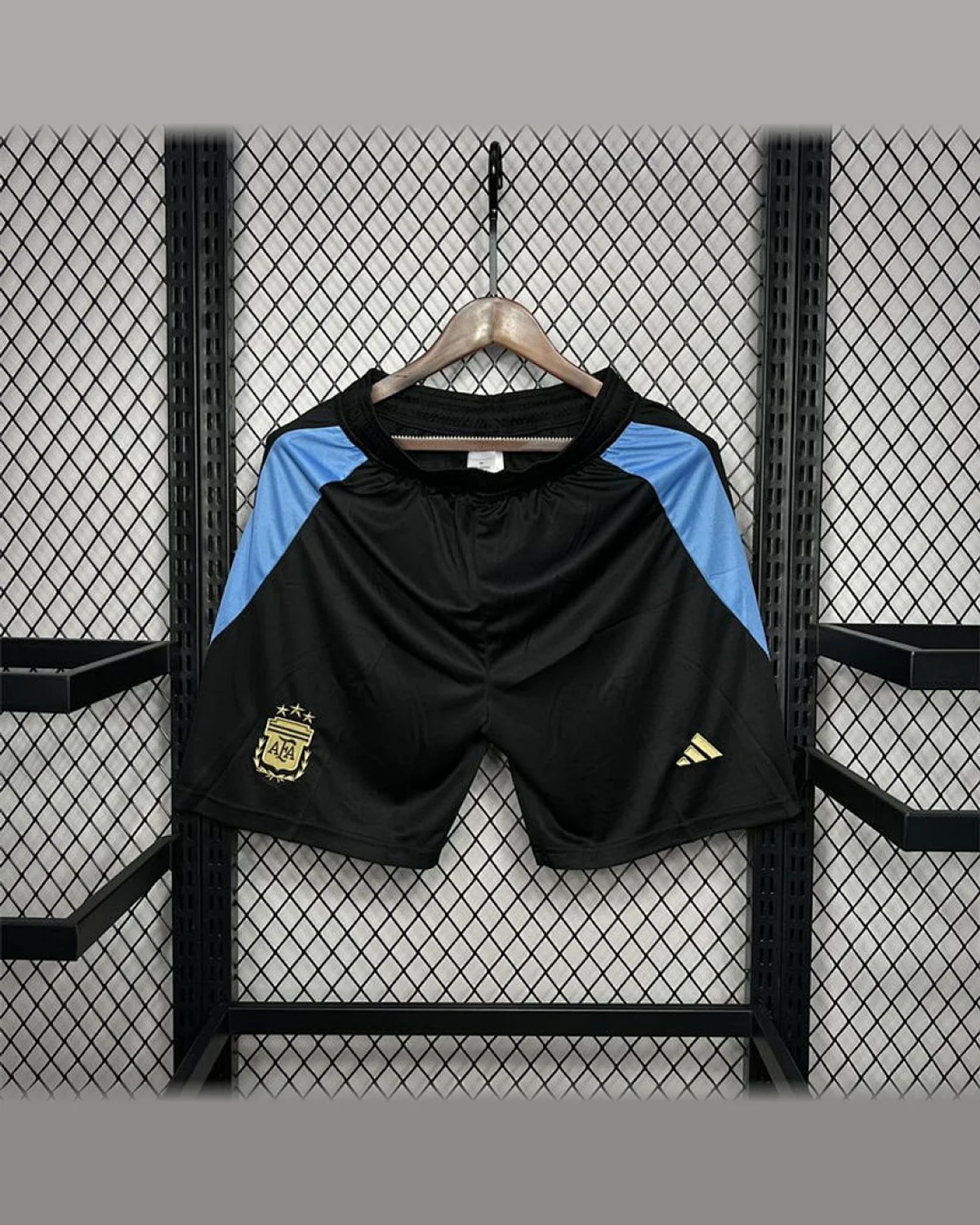 Argentina Argentina 2024/25 Home Black Shorts football jersey