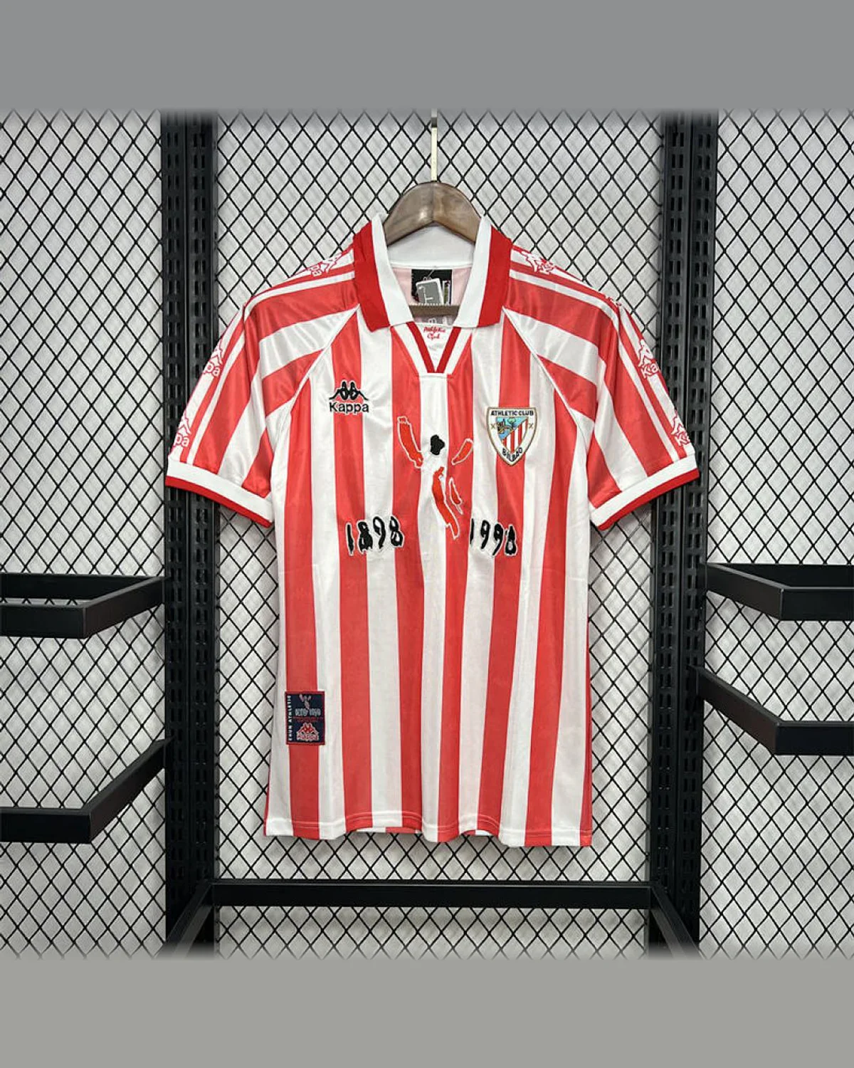 Athletic Bilbao Retro Athletic Bilbao 100th Anniversary Home Stadium football jersey