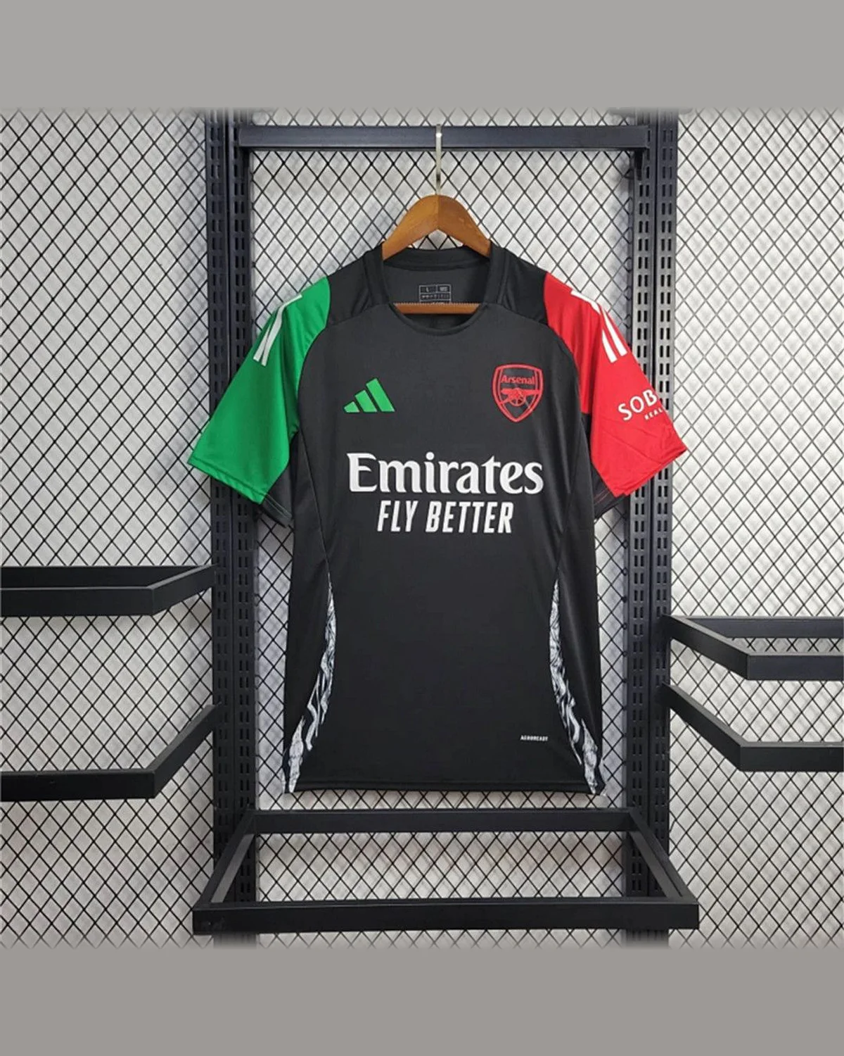 Arsenal 2024/25 Arsenal Black Training Uniform football jersey
