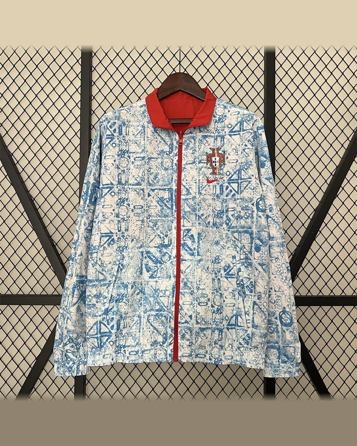 Portugal 2024 Portugal Trench Coat Reversible football jersey