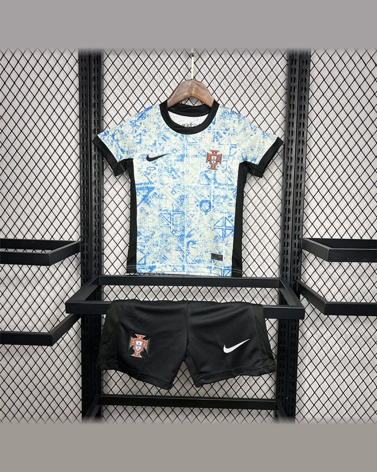 Portugal Portugal 2024/25 Euro Away Kids Kit football jersey