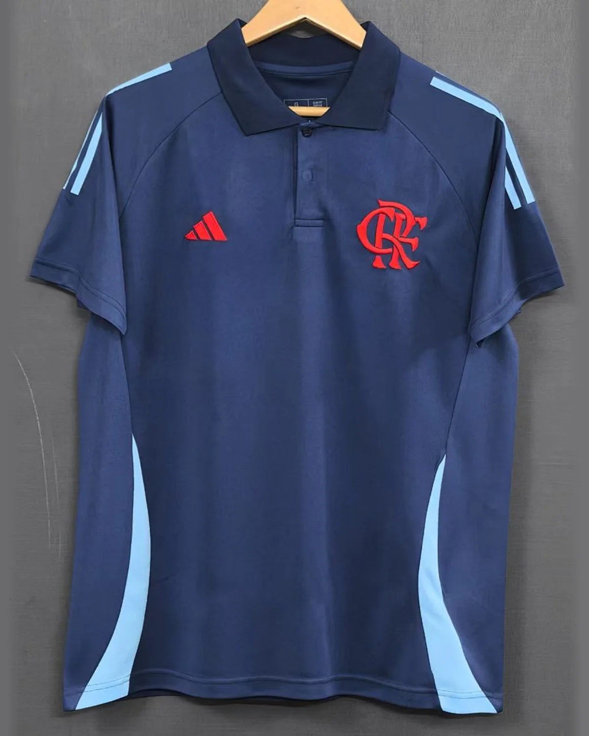 Flamengo 2025/26 Flamengo Navy Blue Polo Shirt football jersey