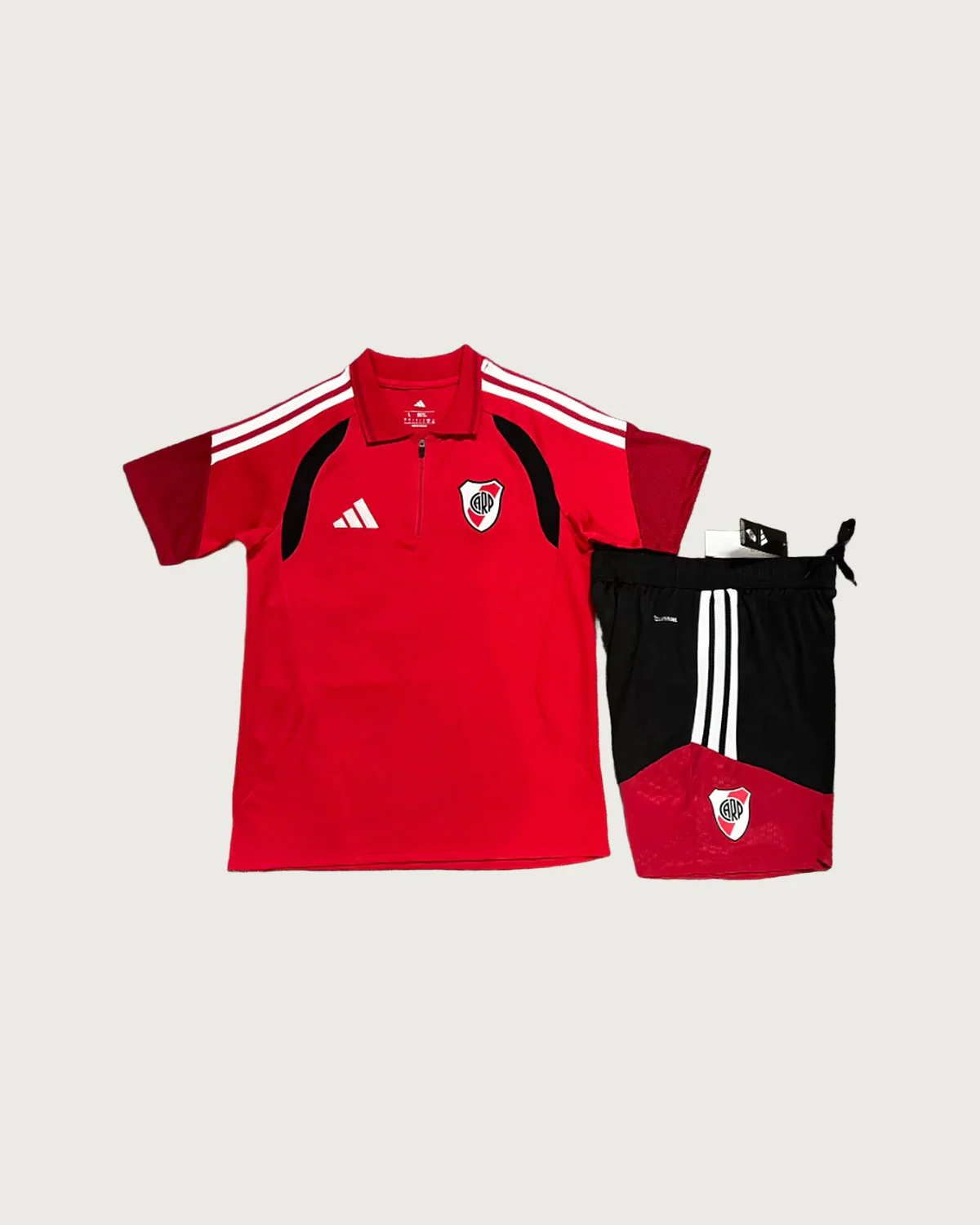 River Plate River Plate Red Polo Set with Shorts football jersey