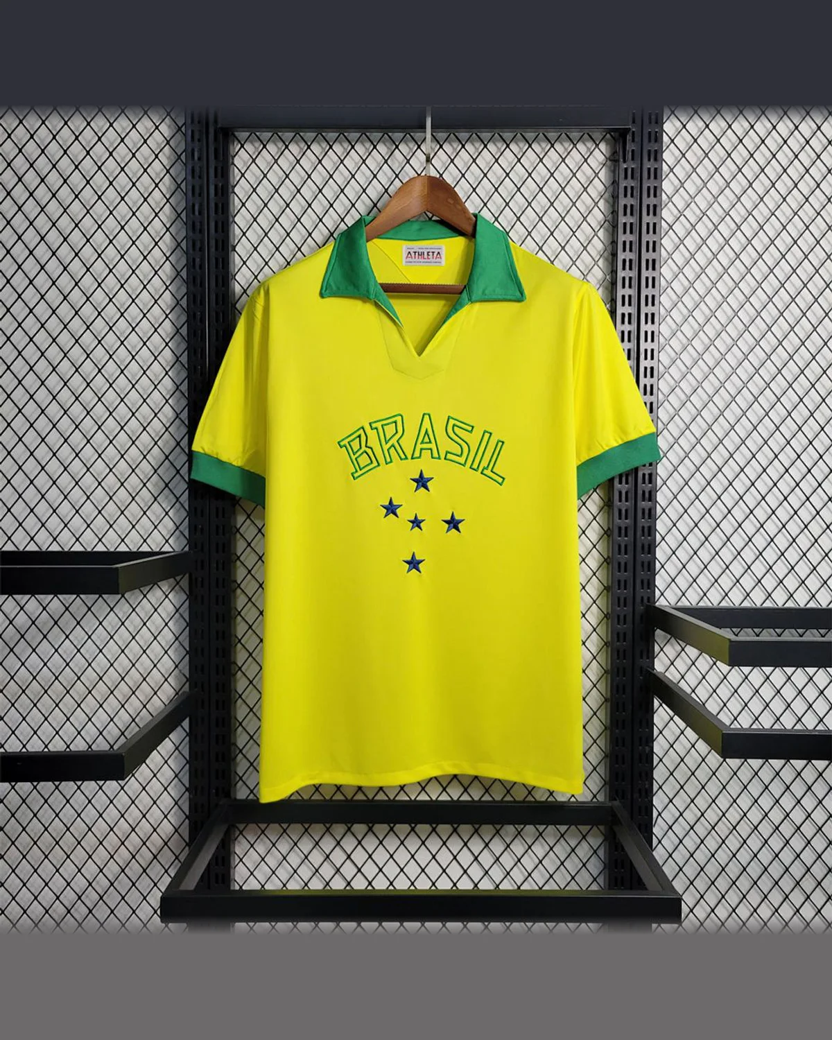 Brazil Retro 1958 Brazil Home football jersey
