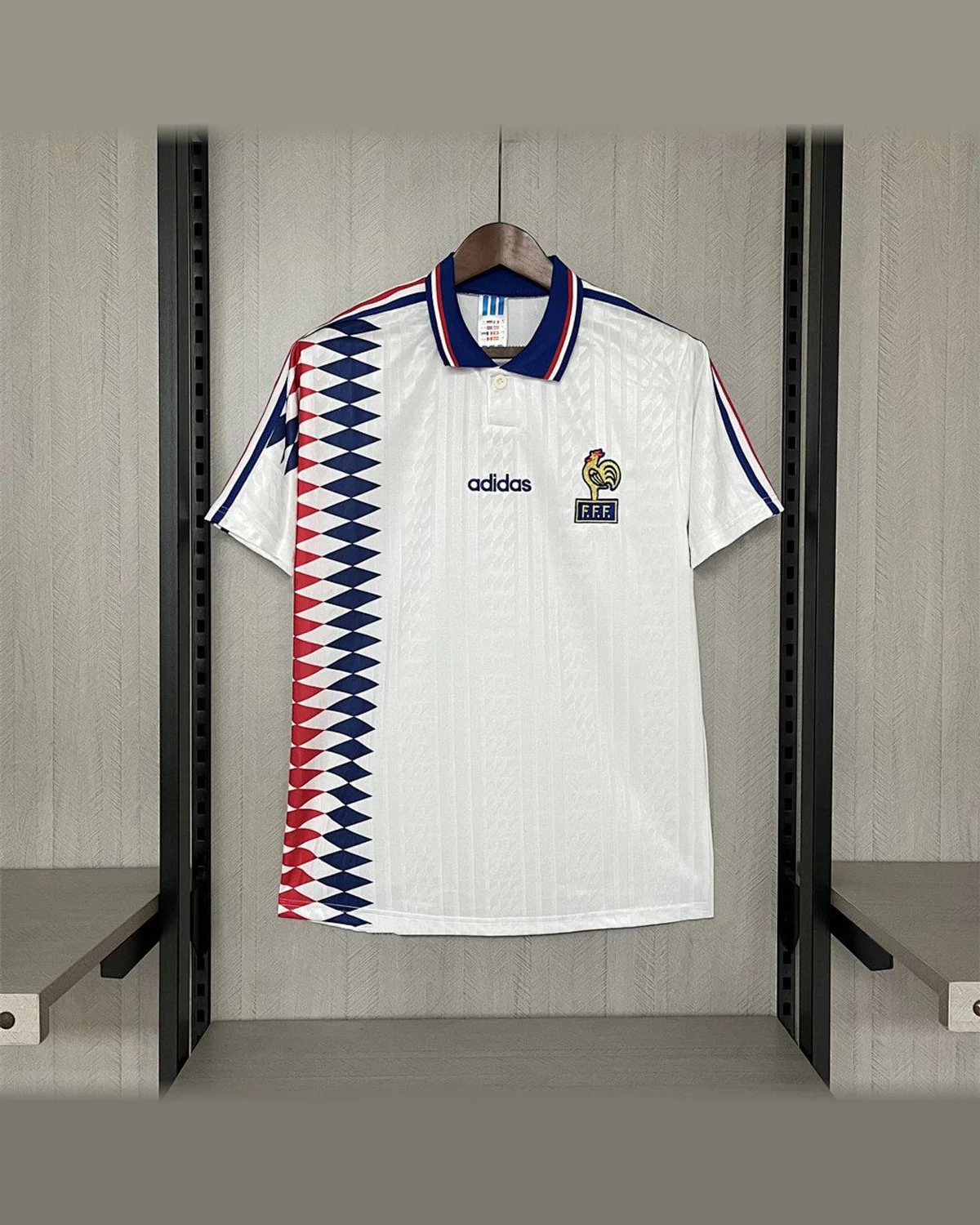 France Retro 1994 France Away football jersey