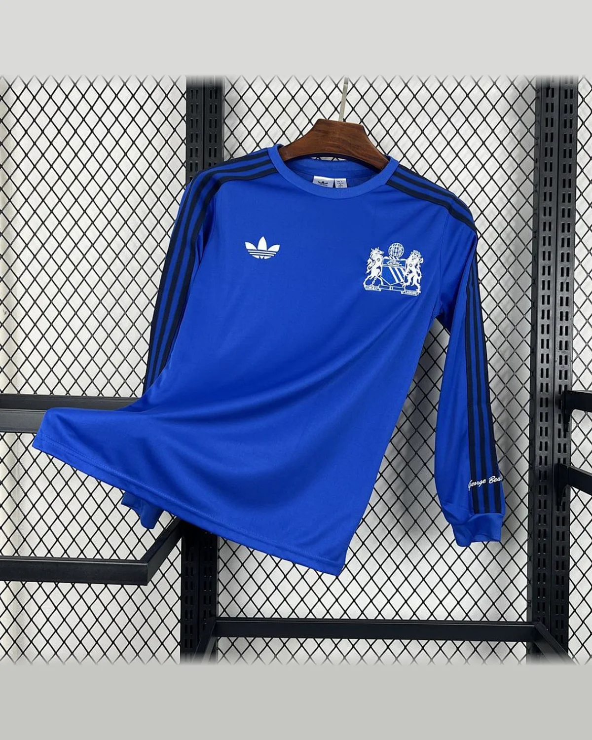 Manchester United Retro 2024/25 Manchester United Joint Edition Blue Long Sleeves Jersey football jersey