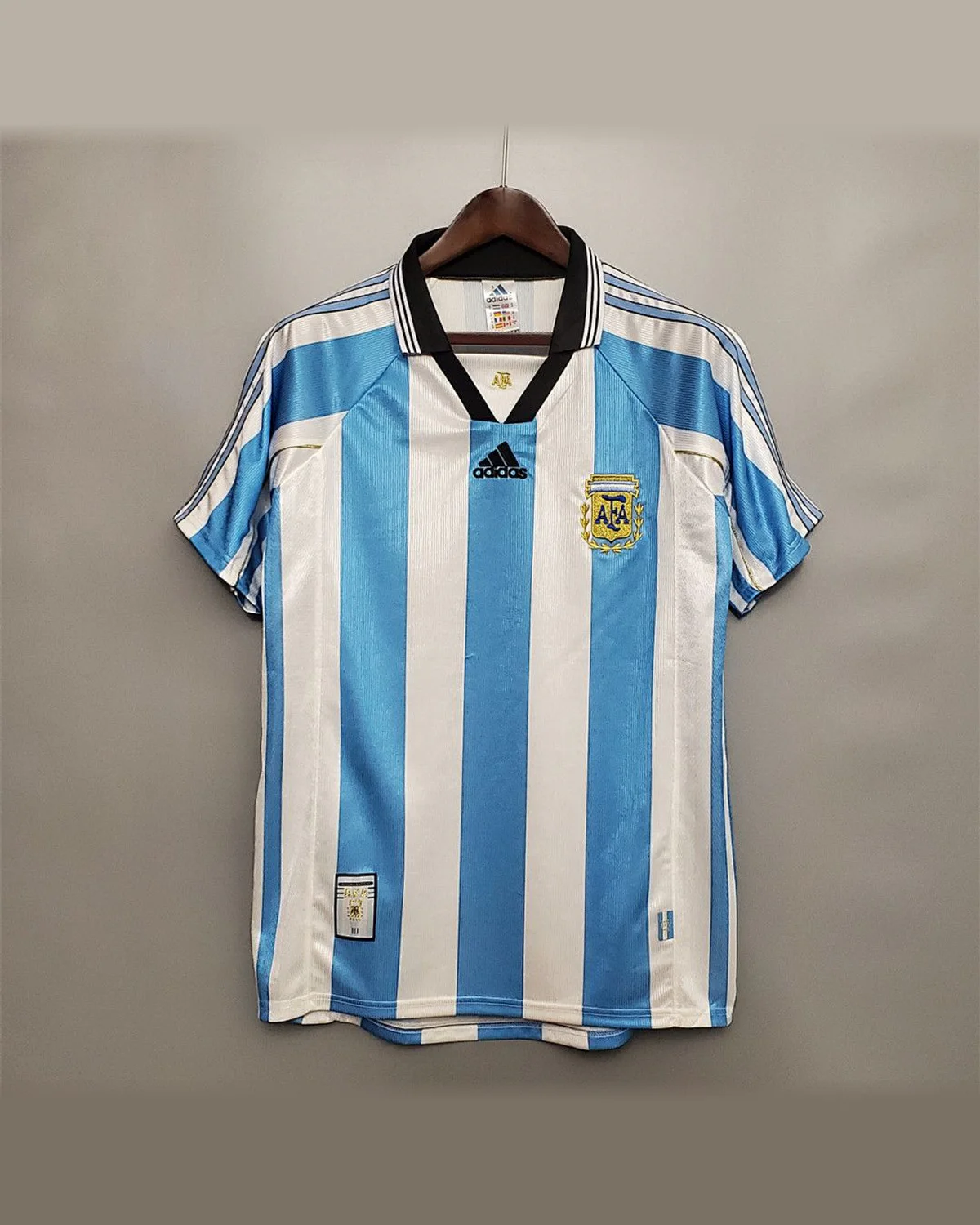 Argentina Retro 1998 Argentina Home football jersey