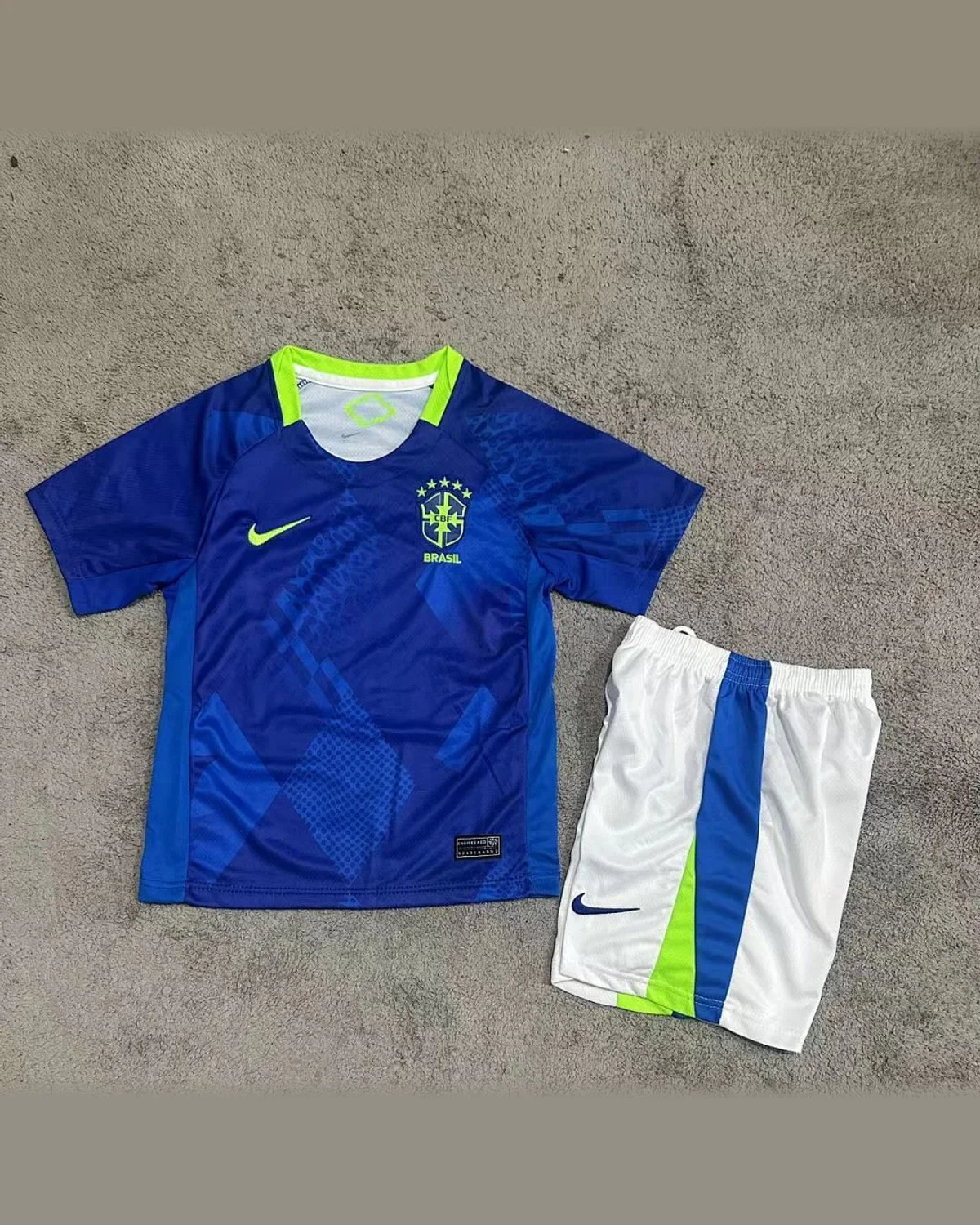 Brazil 2025/26 Brazil Away Kit Kids football jersey