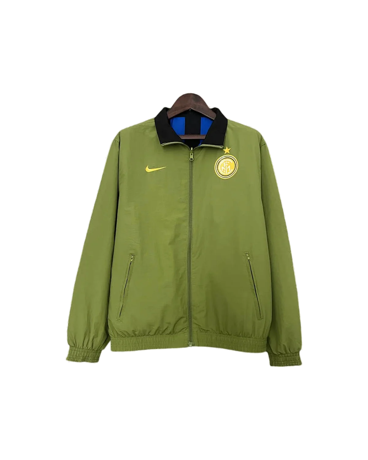 Inter Milan 2024/25 Inter Milan Trench Coat Reversible – Green football jersey
