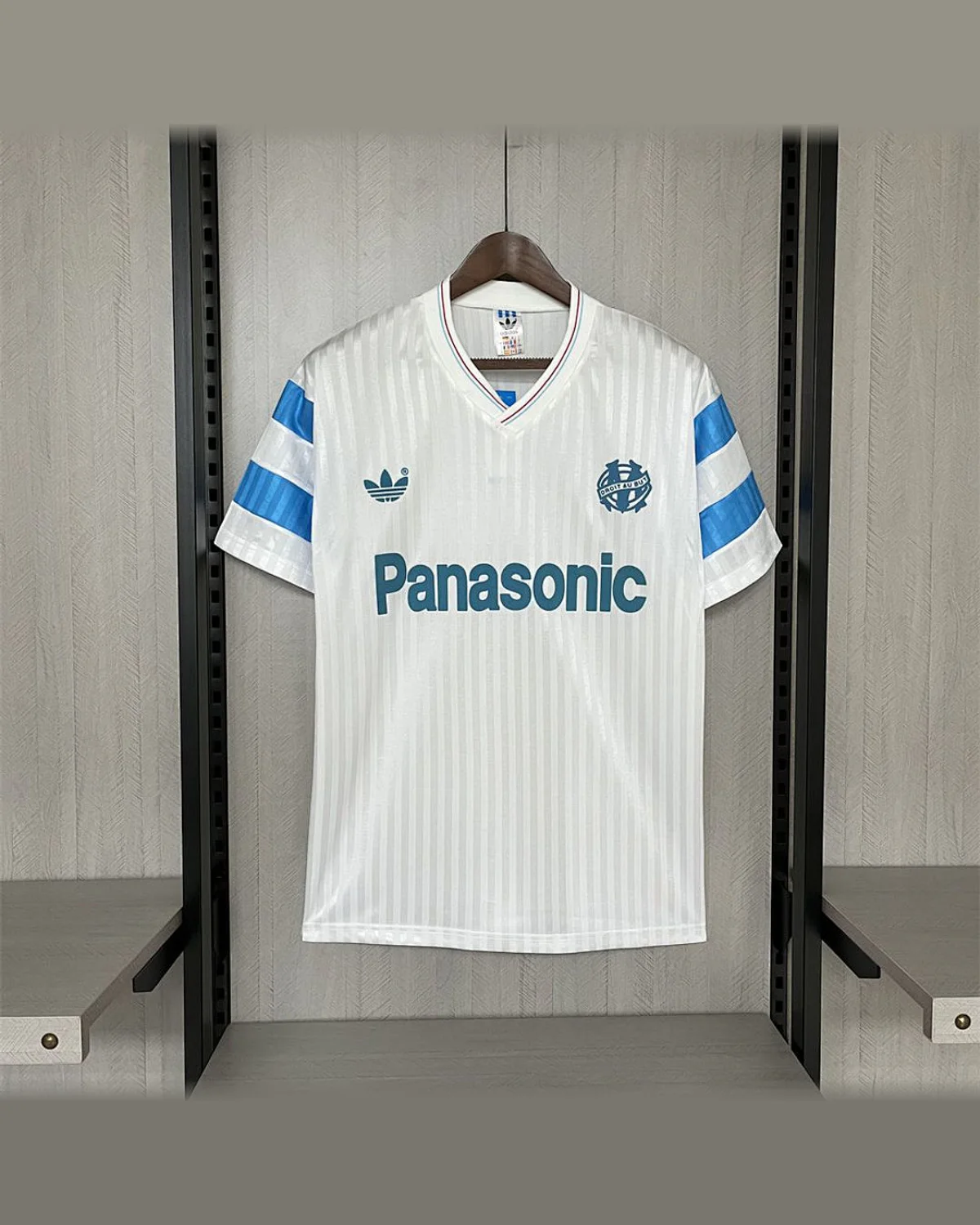 Olympique Marseille Retro Marseille 1990 Home football jersey