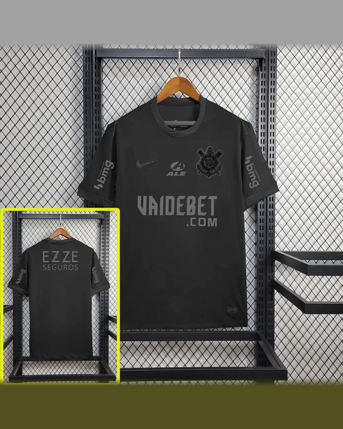 Corinthians 2024/25 Corinthians Away All Sponsors football jersey