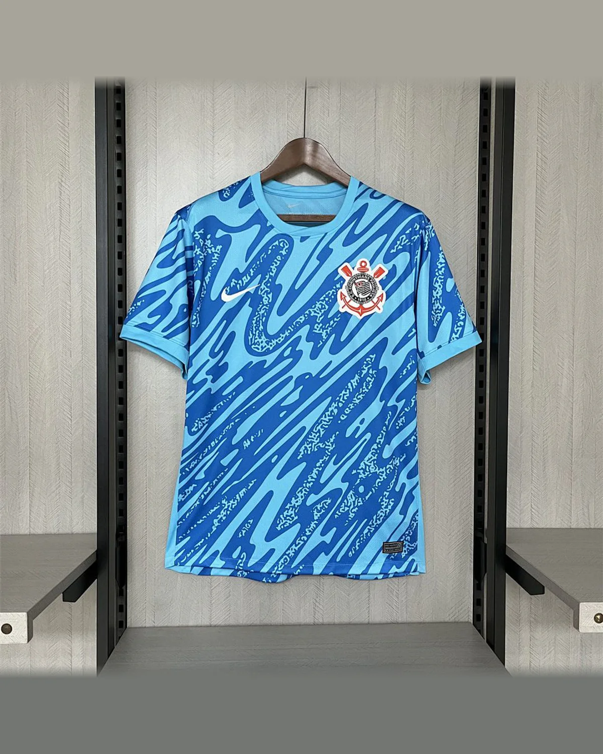 Corinthians 2024/25 Corinthians Goalkeeper Blue Jersey football jersey