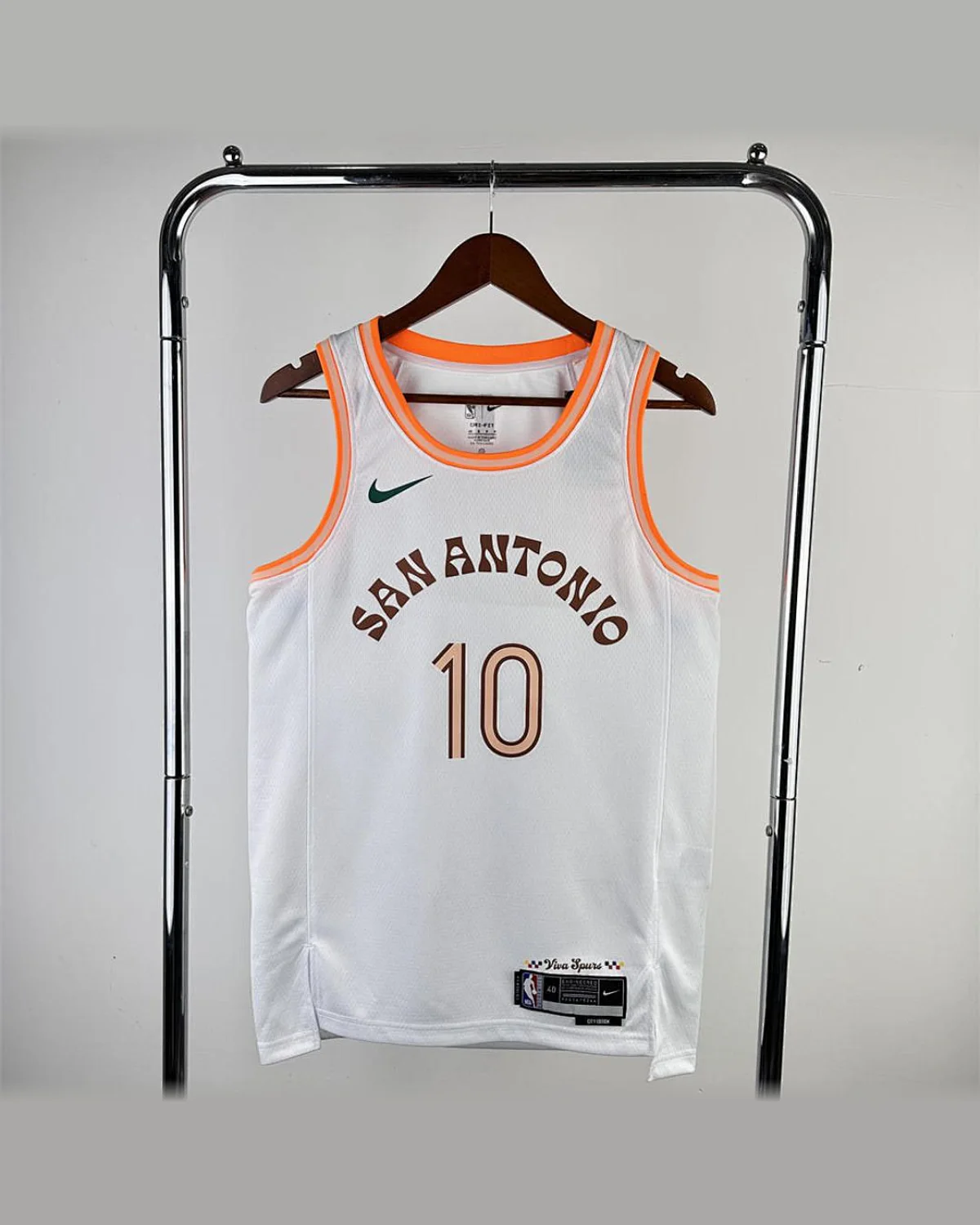 Tottenham Hotspur Tottenham Hotspur San Antonio Spurs SOCHAM#10 2024 White City Edition Swingman Jersey - Player Version football jersey