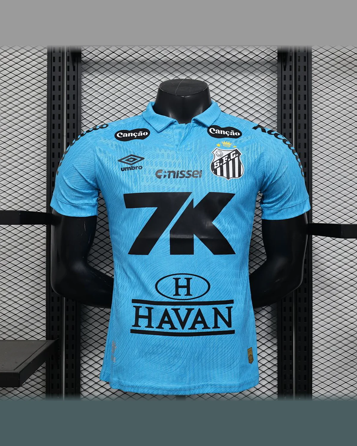 Santos 2026/27 Santos Blue - Player Version football jersey
