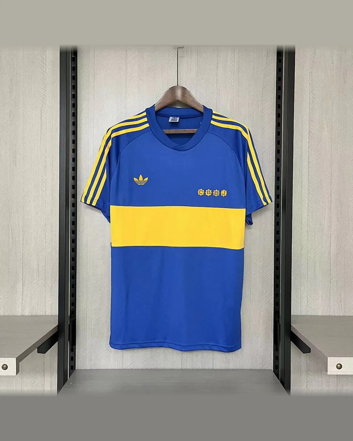 Boca Juniors Retro 1981 Boca Juniors Home Kids football jersey