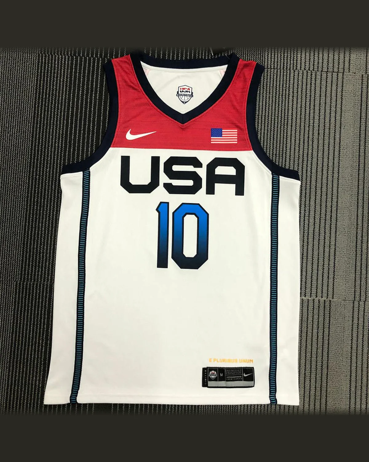 USA USA National White Jersey TATUM#10 football jersey
