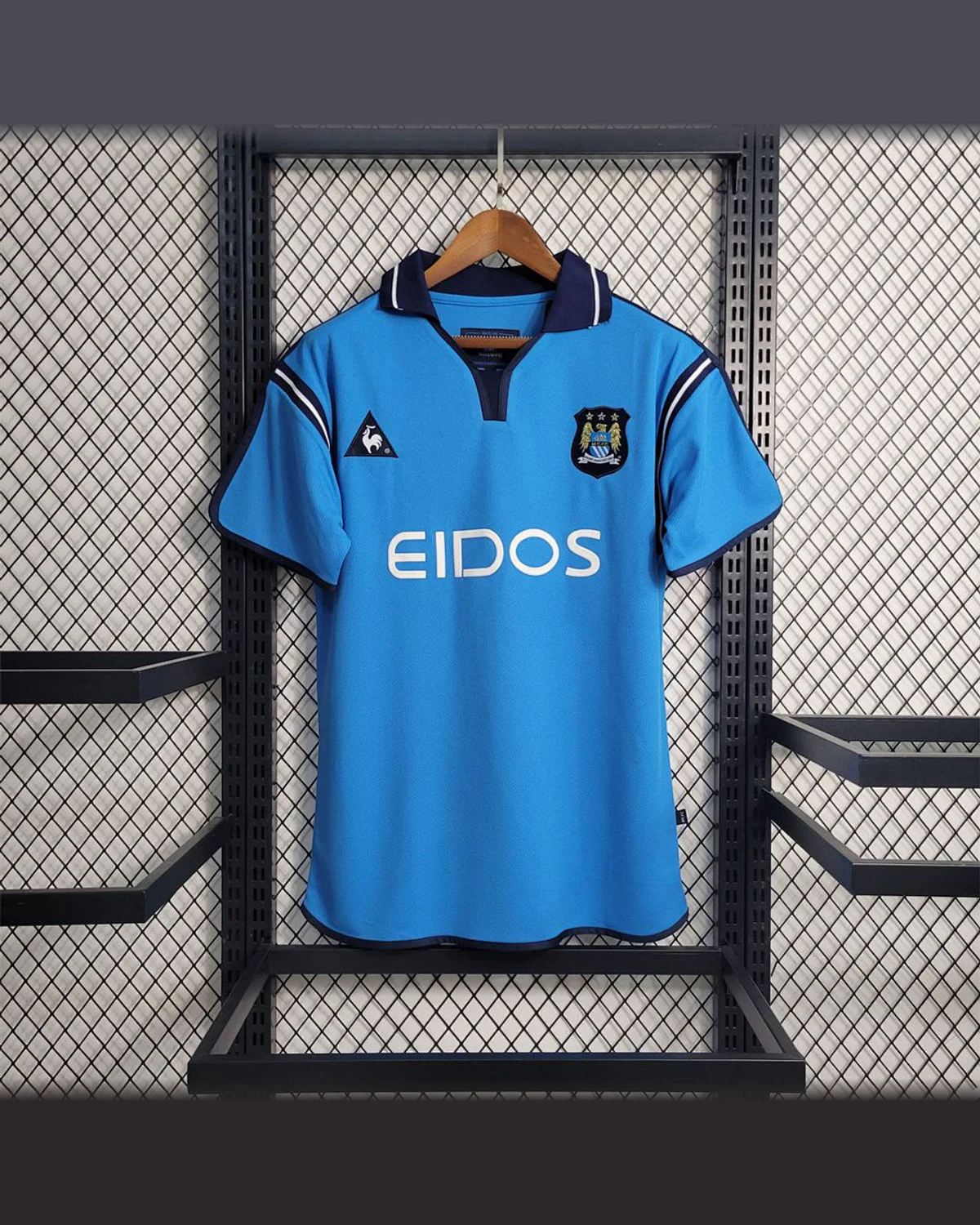 Manchester City Retro 01/02 Manchester City Home football jersey