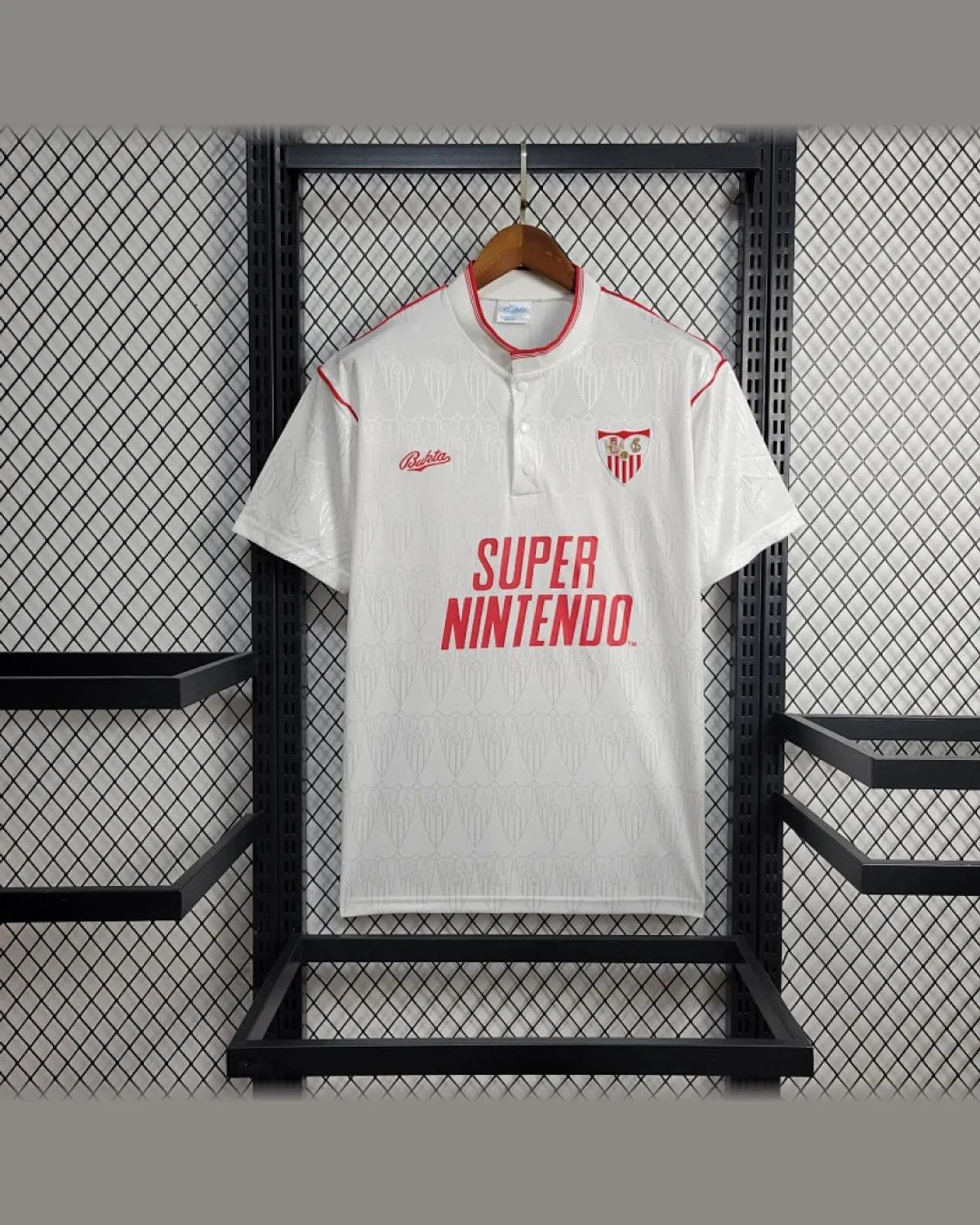 Sevilla Retro 91/92 Sevilla FC Home Jersey football jersey