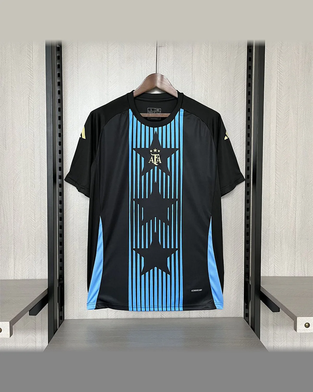 Argentina 2024/25 Argentina Black Jersey football jersey