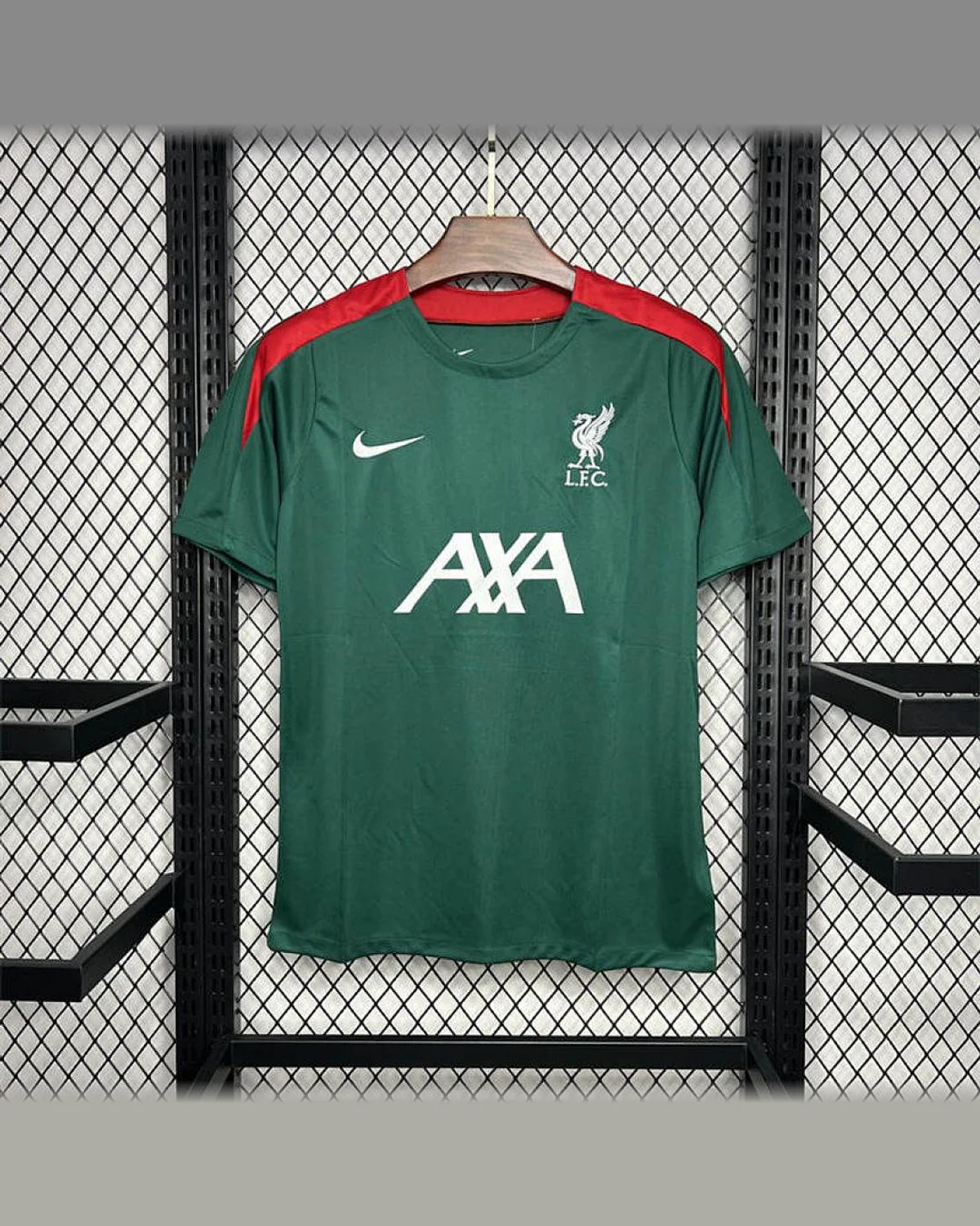 Liverpool Liverpool 2024/25 LFC Pre-match Training Dark Green Jersey football jersey