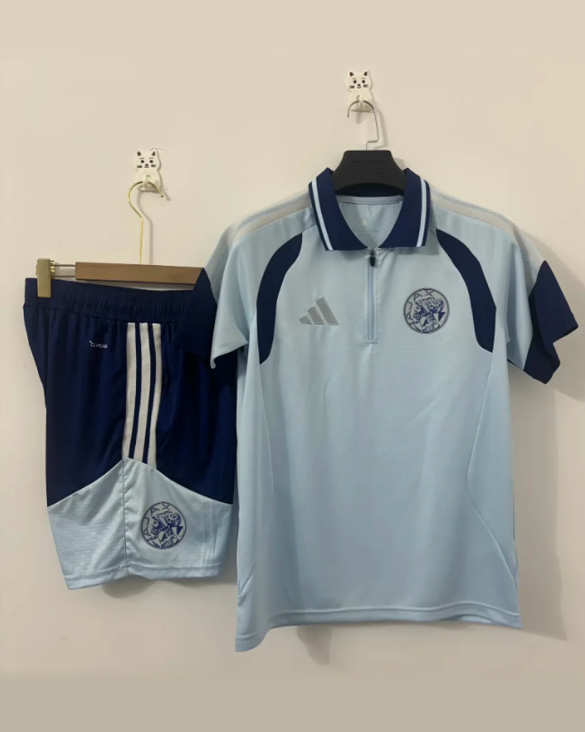 Ajax Amsterdam 2026/27 Ajax Sky Blue Polo Shirt Set football jersey