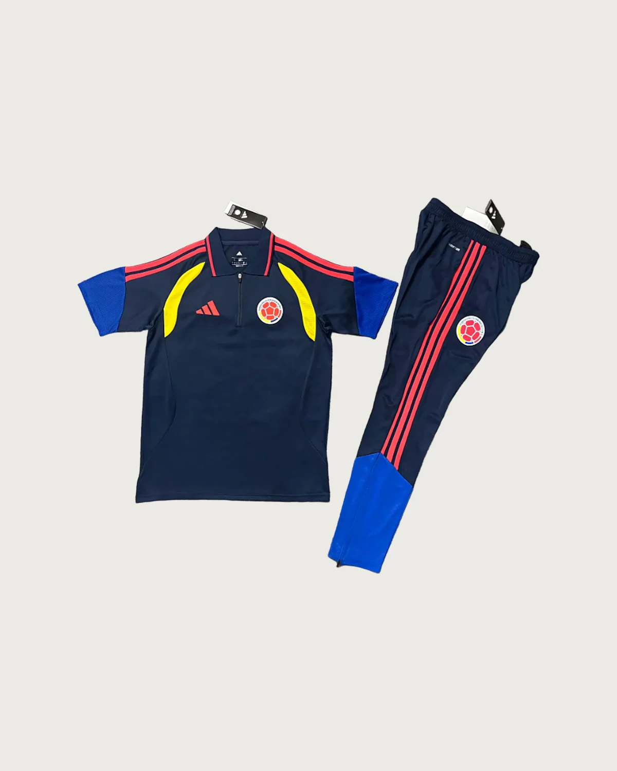 Colombia Colombia Navy Polo Set with Training Pants football jersey