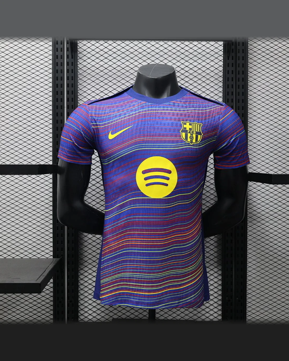 FC Barcelona 2025/26 Barcelona Pre-Match - Player Version football jersey